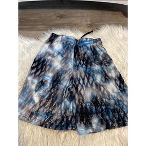 Shorts under armor paint splash design size 8 satiny shorts